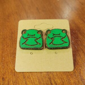 Wood Frog Earrings
