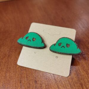 Wood Slime Earrings