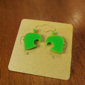 Mini Animal Crossing Leaf Earrings