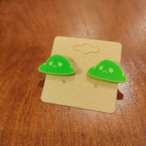 Light Green Slime Earrings