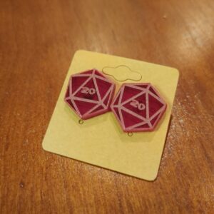 D20 Stud Earrings