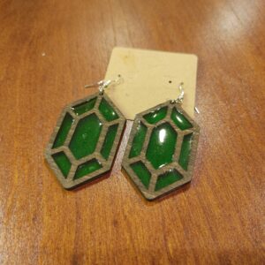 Zelda Resin Rupee Earrings