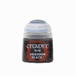 Games Workshop Citadel Paint - Warhammer - Base Abaddon Black