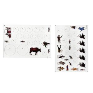 WizKids Games Dungeons and Dragons Idols of The Realms Essentials 2 Dimension Miniatures Sidekick 27 Piece Set