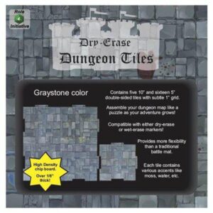 Dry Erase Dungeon Tiles: Graystone Combo