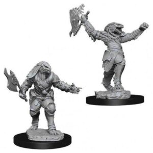 WizKids Dungeons & Dragons Nolzur's Marvelous Unpainted Miniatures: Female Dragonborn Fighter