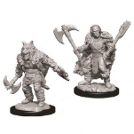 Wizkids Dungeons & Dragons Nolzurs Marvelous Male Half Orc Barbarian W9 Miniature