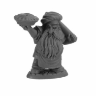 Dark Heaven Legends Tub Dwarf Baker Miniature Figure 25mm Heroic Scale Reaper Bones USA Reaper Miniatures