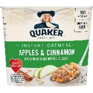 Quake Cinnamon Instant Oatmeal 1.5 Ounce Plastic Cup