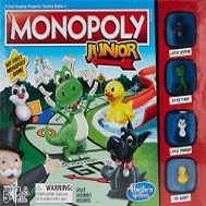 Monopoly Junior Game for 2 to 4 Players for Kids Ages 5 and Up