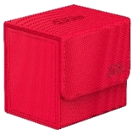 Ultimate Guard Sidewinder 100 , Deck Box for 100 Double-Sleeved TCG Cards, Red