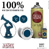 The Army Painter Color Primer Spray Paint, Deep Blue, 400ml, 13.5oz - Acrylic Spray Undercoat for Miniature Painting