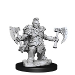 WizKids Female Dungeons & Dragons Frameworks Wave 1 Dwarf Barbarian Miniatures