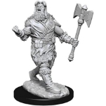 WIZkids D&D Nolzurs Marvelous Unpainted Human Barbarian Male W14 Miniature